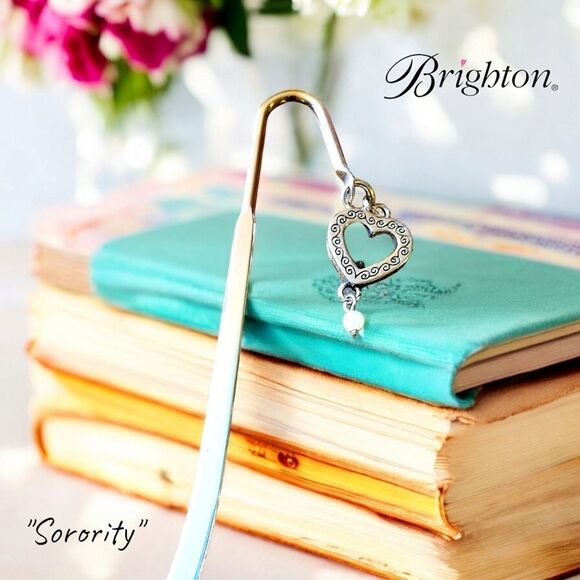 Brighton Accessories - ❌️SOLD❌️BRIGHTON "Sorority" Silver and Pearl Bookmark